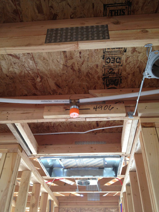 PEX fire sprinkler system